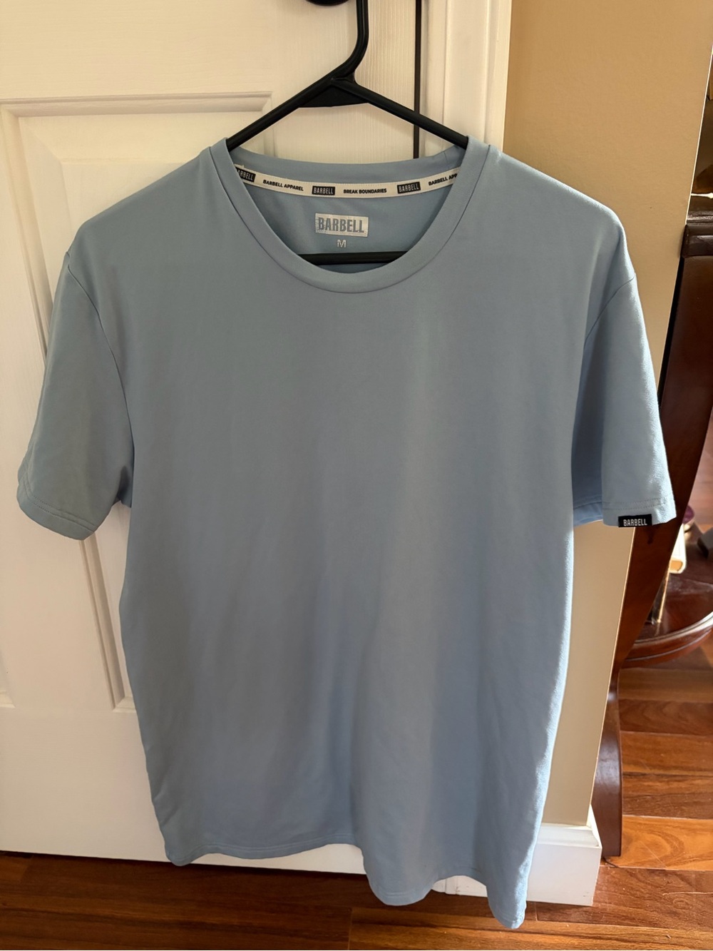 Barbell Apparel Men’s Havok Performance T‑Shirt - light Blue - Medium